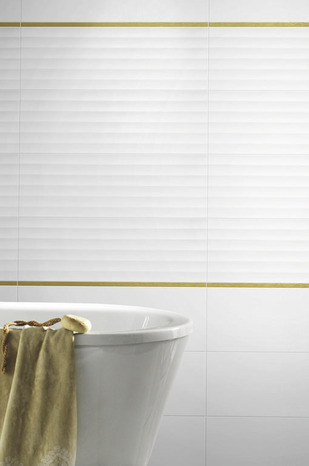 Listel "Azuro" or - l. 2 x L. 90 cm - GoodHome - Brico Dépôt