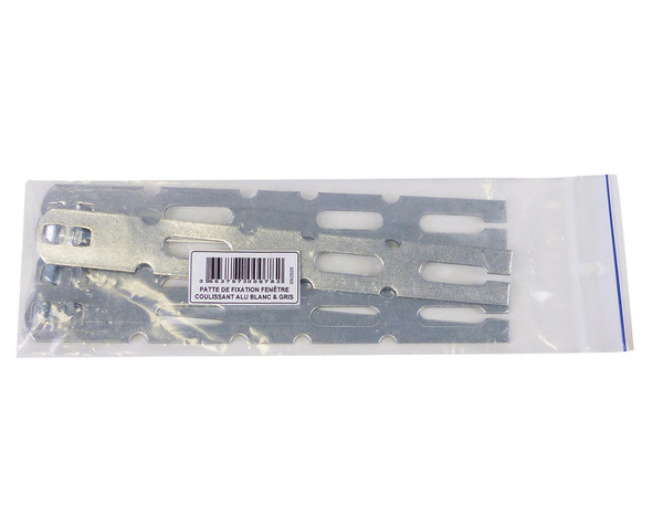 4 pattes de fixation pour les porte coulissante aluminium - Brico Dépôt