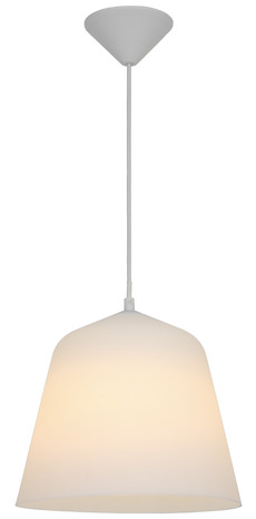 Suspension blanche plastique Ø27 cm - GoodHome - Brico Dépôt
