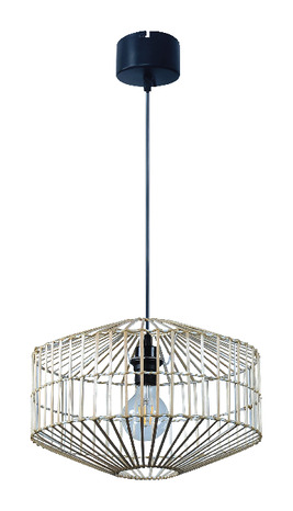 Suspension beige "Wutai" Ø38 cm - GoodHome - Brico Dépôt