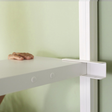 Kit étagère "Alara" blanc - GoodHome - Brico Dépôt