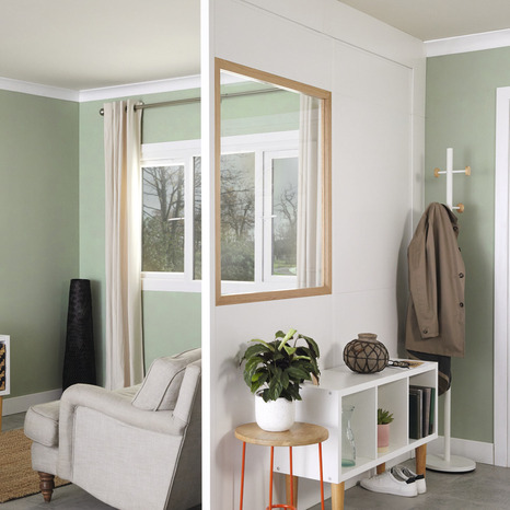 Panneau "Alara" blanc 100 x H. 100 cm - GoodHome - Brico Dépôt