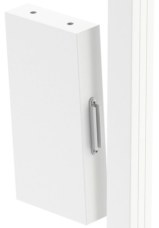 Panneau "Alara" blanc - 25 x H. 12,5 cm - GoodHome - Brico Dépôt