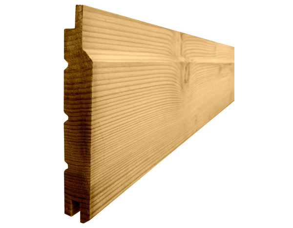 Lot de 6 clins épicéa h.125 x l.2400 x ep.20 auto vert *kladi* - Brico Dépôt