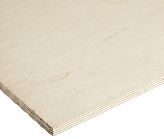 Panneau prédécoupé contreplaqué Bouleau L. 1220 x l. 610 mm - Ep. 12 mm - Brico Dépôt