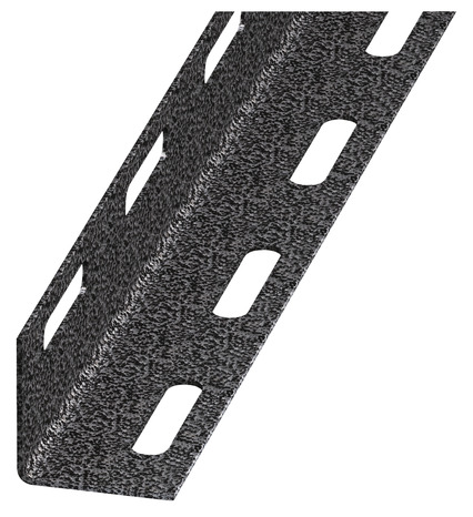 Cornière perforée fer gris martelé, L. 2 m, l. 2,7 x P. 2,7 cm - Brico Dépôt