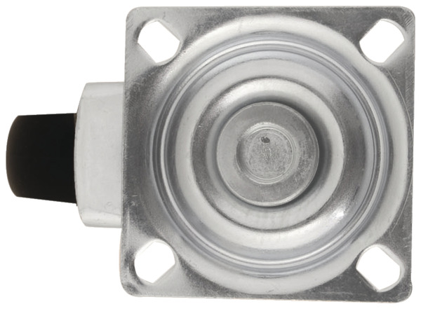 Roulette pivotante PU gris pour Plaque - Ø 7,5 cm - 55 kg - Brico Dépôt