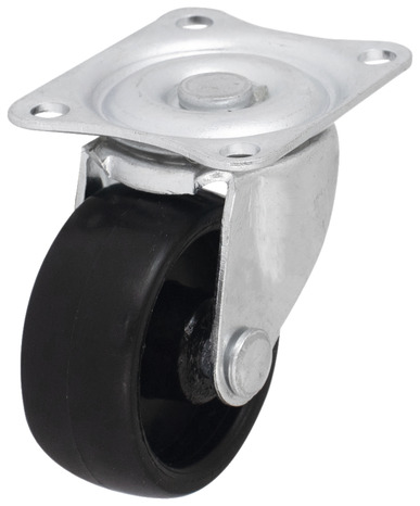 Roulette pivotante PP noir - Ø 3,8 cm - 20 kg - Brico Dépôt