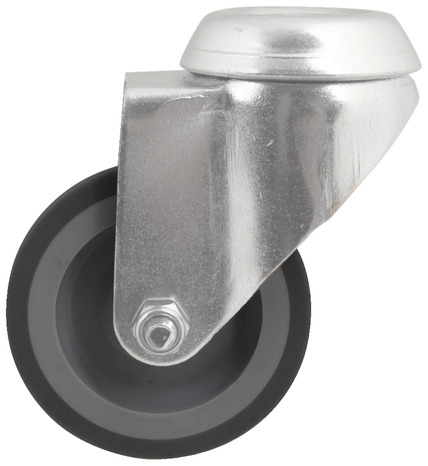 Roulette pivotante TPR gris - Ø 6 cm - 50 kg - Brico Dépôt