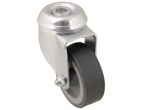 Roulette pivotante TPR gris - Ø 6 cm - 50 kg - Brico Dépôt