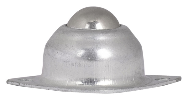 Roulette fixe acier argent - Ø 1,58 cm - 15 kg - Brico Dépôt