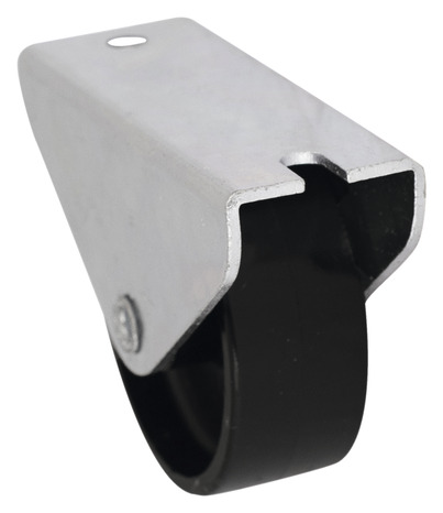 Roulette fixe nylon noir - Ø 4,5 cm - 20 kg - Brico Dépôt