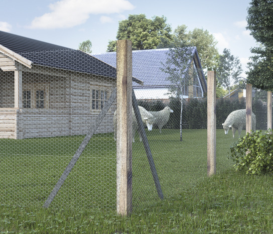 Rouleau grillage - triple torsion galvanisé - Brico Dépôt