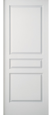 Porte coulissante blanche "Ordesa" H. 204 cm x Larg. 83 cm x ép. 40 mm - Brico Dépôt