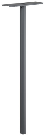 Piquet cylindrique pour boîte aux lettres D. 45 mm - Gris - Decayeux - Brico Dépôt
