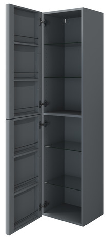 Colonne de rangement 2 portes "Himalia" L.40 x H.160 x P.36 cm - GoodHome - Brico Dépôt