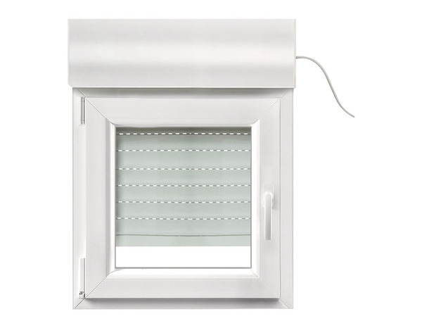 Fenêtre PVC blanc oscillo-battante 1 vantail gauche + volet roulant h.60 x l.60 cm - GoodHome - Brico Dépôt