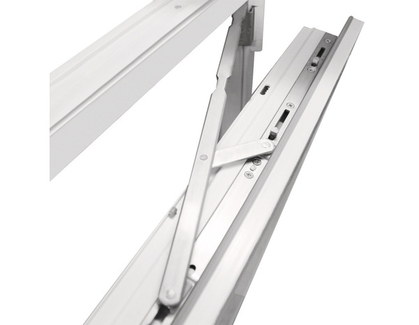 Fenêtre PVC blanc oscillo-battante 1 vantail droit h.60 x l.40 cm - GoodHome - Brico Dépôt