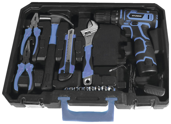 Perceuse visseuse 12V + Coffret 103 accessoires inclus - Brico Dépôt