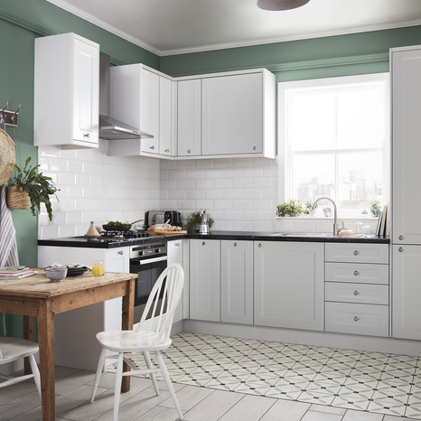 Chant "Florie" blanc mat - L. 1m x H. 1.9cm - Cooke and Lewis - Brico Dépôt