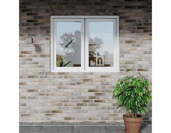 Fenêtre PVC blanc oscillo-battante 2 vantaux h.135 x l.80 cm - GoodHome - Brico Dépôt