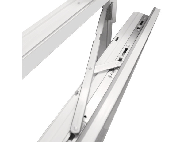 Fenêtre PVC blanc oscillo-battante 1 vantail droit h.60 x l.60 cm - GoodHome - Brico Dépôt