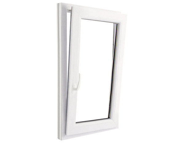 Fenêtre PVC blanc oscillo-battante 1 vantail droit h.115 x l.60 cm - GoodHome - Brico Dépôt