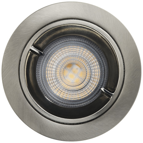 Lot de 3 spots orientables 3 spots chromés - GoodHome - Brico Dépôt