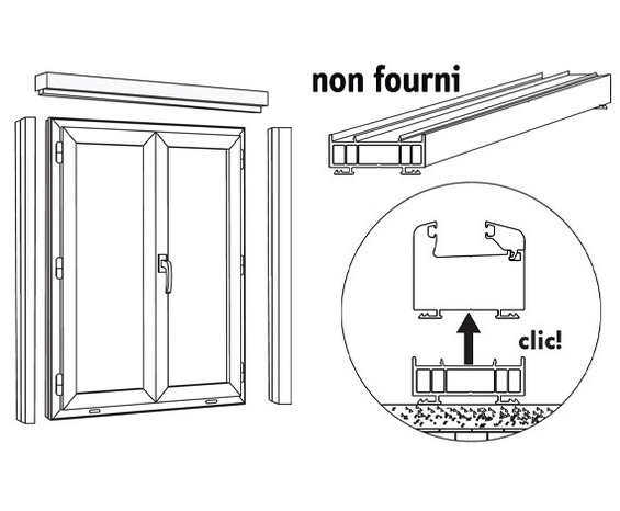 Elargisseur pour fenêtre PVC 2,4 cm x 3 m - GoodHome - Brico Dépôt