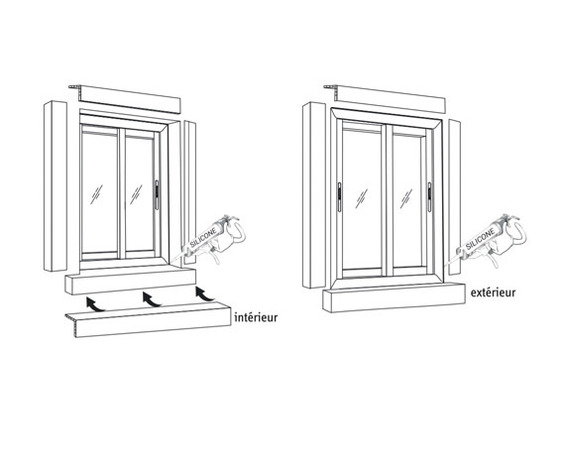 Champlat pr fen alu coulissant - Gris - 5 cm - GoodHome - Brico Dépôt