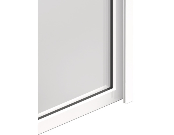 Fenêtre aluminium blanc oscillo-battante 1 vantail gauche + volet roulant h.75 x l.60 cm - GoodHome - Brico Dépôt