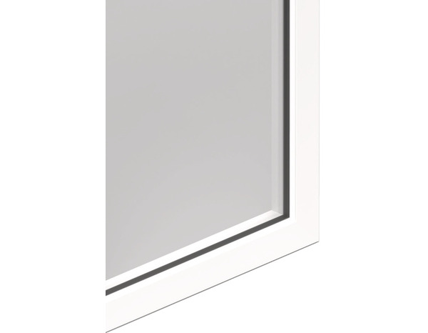 Châssis abattant aluminium 1 vantail blanc h.60 x l.120 cm - GoodHome - Brico Dépôt