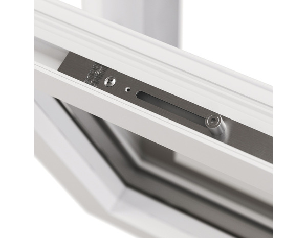 Châssis abattant aluminium 1 vantail blanc h.60 x l.120 cm - GoodHome - Brico Dépôt