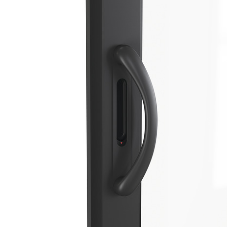 Baie vitrée aluminium gris 2 vantaux H.200 x l.240 cm - GoodHome - Brico Dépôt