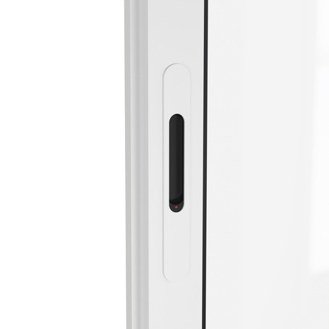 Baie vitrée aluminium blanc 2 vantaux H.215 x l.240 cm - GoodHome - Brico Dépôt