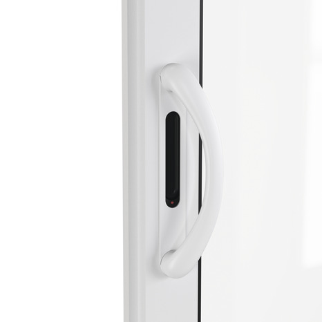 Baie vitrée aluminium blanc 2 vantaux H.215 x l.240 cm - GoodHome - Brico Dépôt