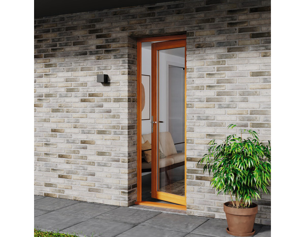 Porte-fenêtre bois 1 vantail droit H.205 x l.80 cm - GoodHome - Brico Dépôt