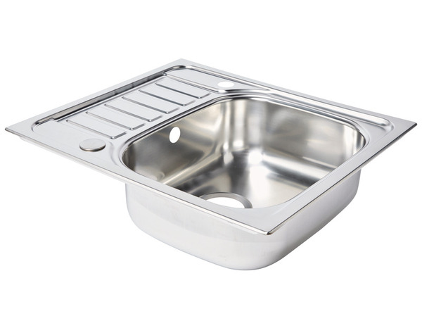 Évier inox "sagan" - 1 cuve - Cooke and Lewis - Brico Dépôt