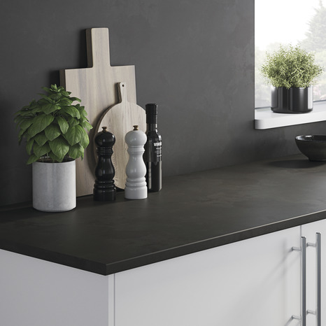 Crédence décor algiata ardoise - l.300 x H.60 cm ep 8 mm - GoodHome - Brico Dépôt