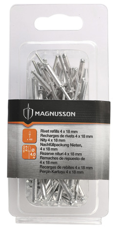 Boite de 100 rivets - 4 x 18 mm - MAGNUSSON - Brico Dépôt
