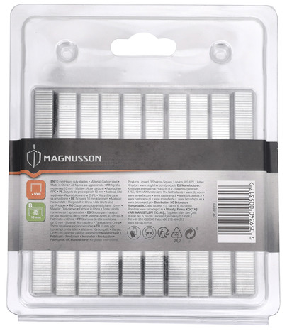 Boite de 5000 agrafes lourdes - 10 mm - MAGNUSSON - Brico Dépôt
