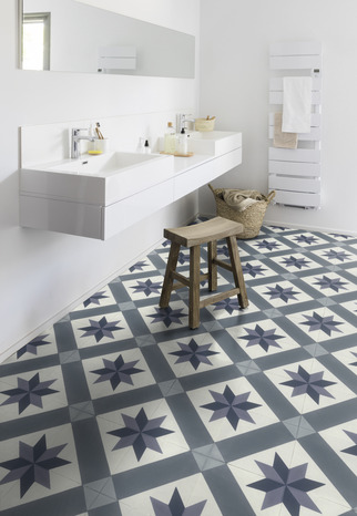 Rouleau Pvc Cordoba Bleu 2m Brico Depot