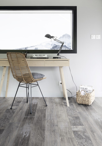 Lino sol PVC "Lewis gris" 4m - Gerflor - Brico Dépôt
