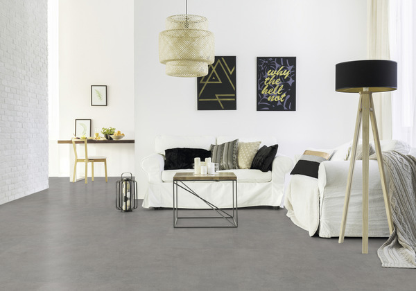 Lino sol PVC "Shade gris" 4m - Gerflor - Brico Dépôt