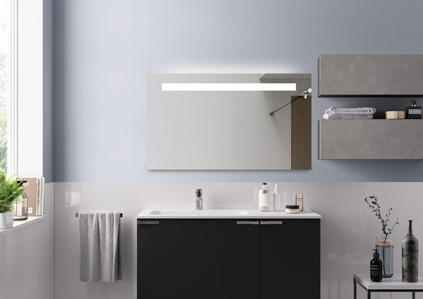 Miroir LED "First" L. 120 x H. 70 cm - Brico Dépôt