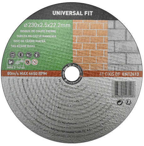 Disque uni à tronçonner le béton - 230 x 2,5 mm - Brico Dépôt