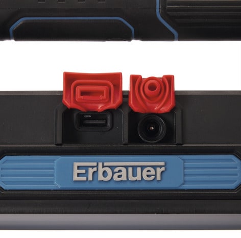 Projecteur de chantier LED rechargeable Erbauer avec USB 2 000lm