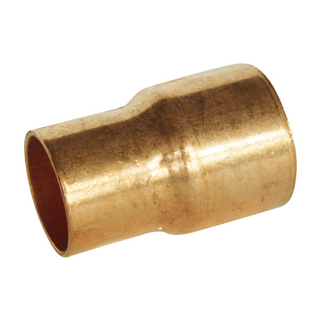 Lot de 2 manchons à souder réduit pour tube cuivre Mâle Ø22 Femelle Ø18 - Somatherm - Brico Dépôt