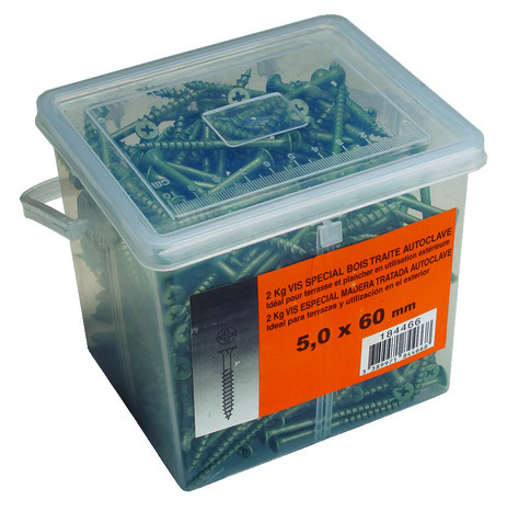 VIS AGGLO TÊTE RONDE POZIDRIV 5 x 50 Sachet de 10 - Brico Dépôt