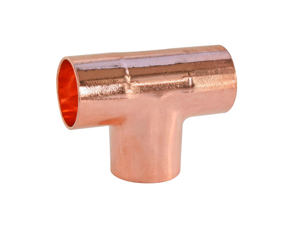 Lot de 2 tés égal à souder Ø22 - Somatherm - Brico Dépôt